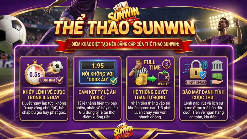 Điểm Khác Biệt Tạo Nên Đẳng Cấp Của Thể Thao Sunwin