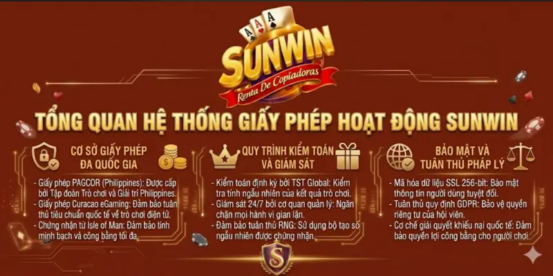 Tổng quan hệ thống giấy phép hoạt động Sunwin